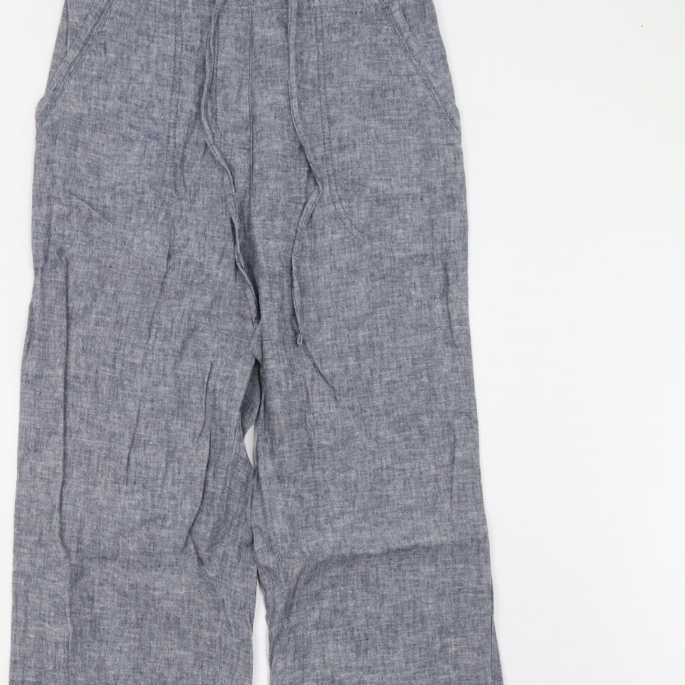 BM Collection Womens Blue   Trousers  Size 10 L29 in