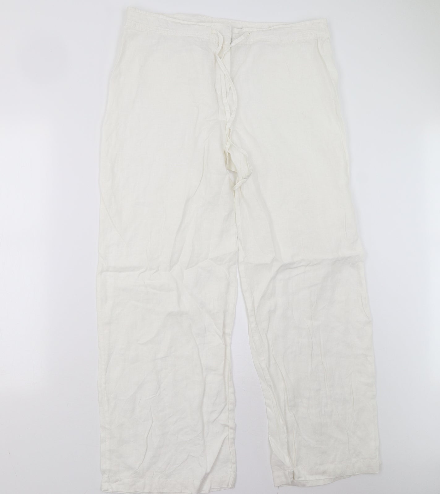 TU Womens White   Trousers  Size 16 L31 in - Long