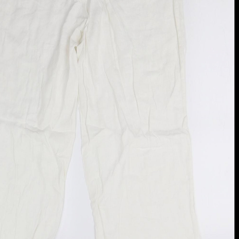 TU Womens White   Trousers  Size 16 L31 in - Long