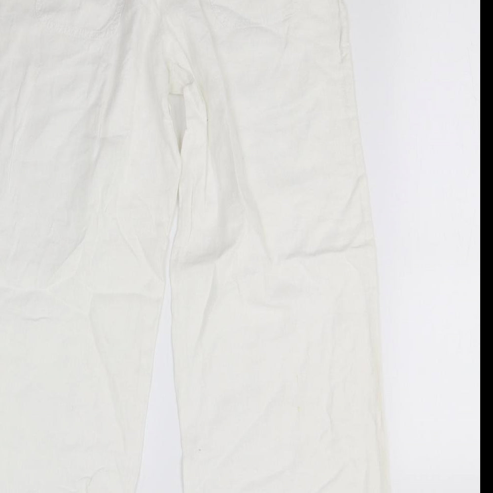 Primark Womens Ivory   Trousers  Size 10 L30 in
