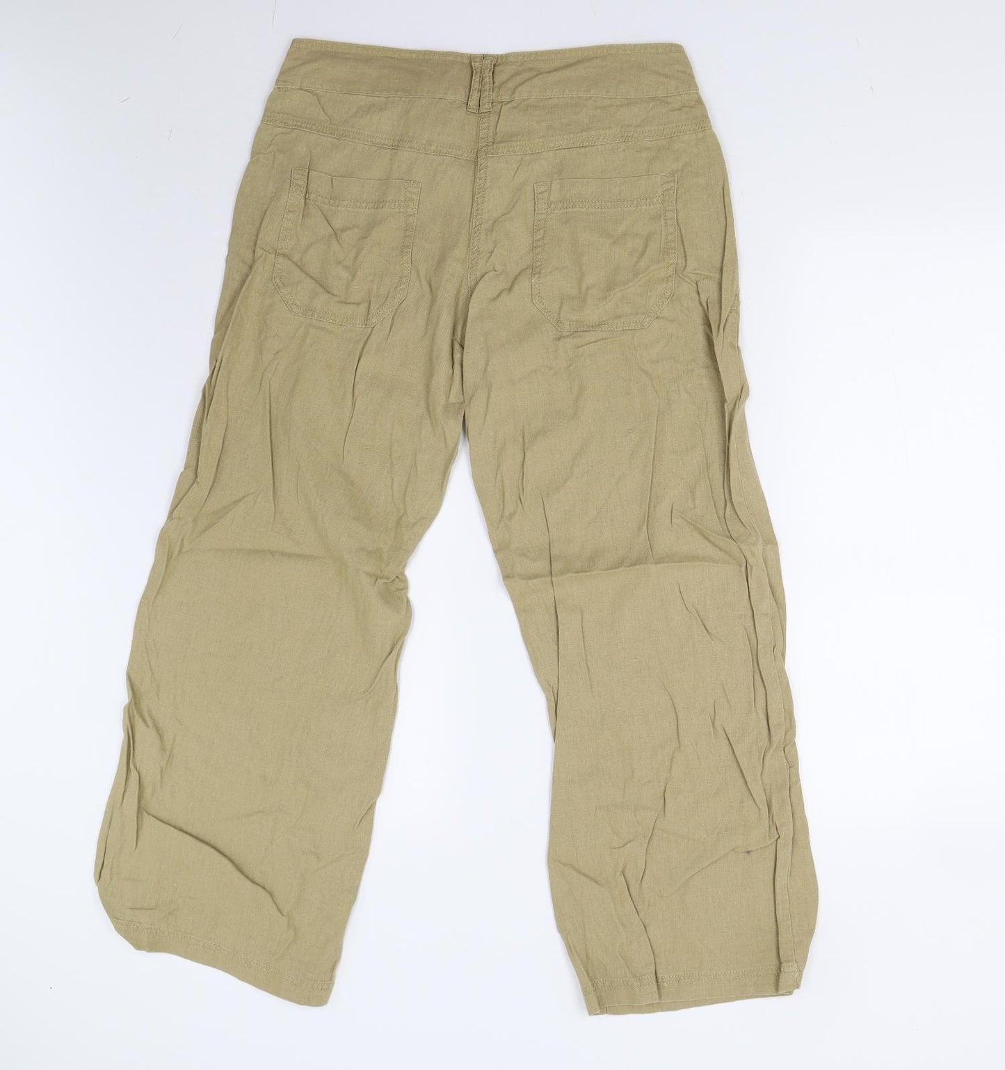 Next Petite Womens Brown   Trousers  Size 12 L29 in