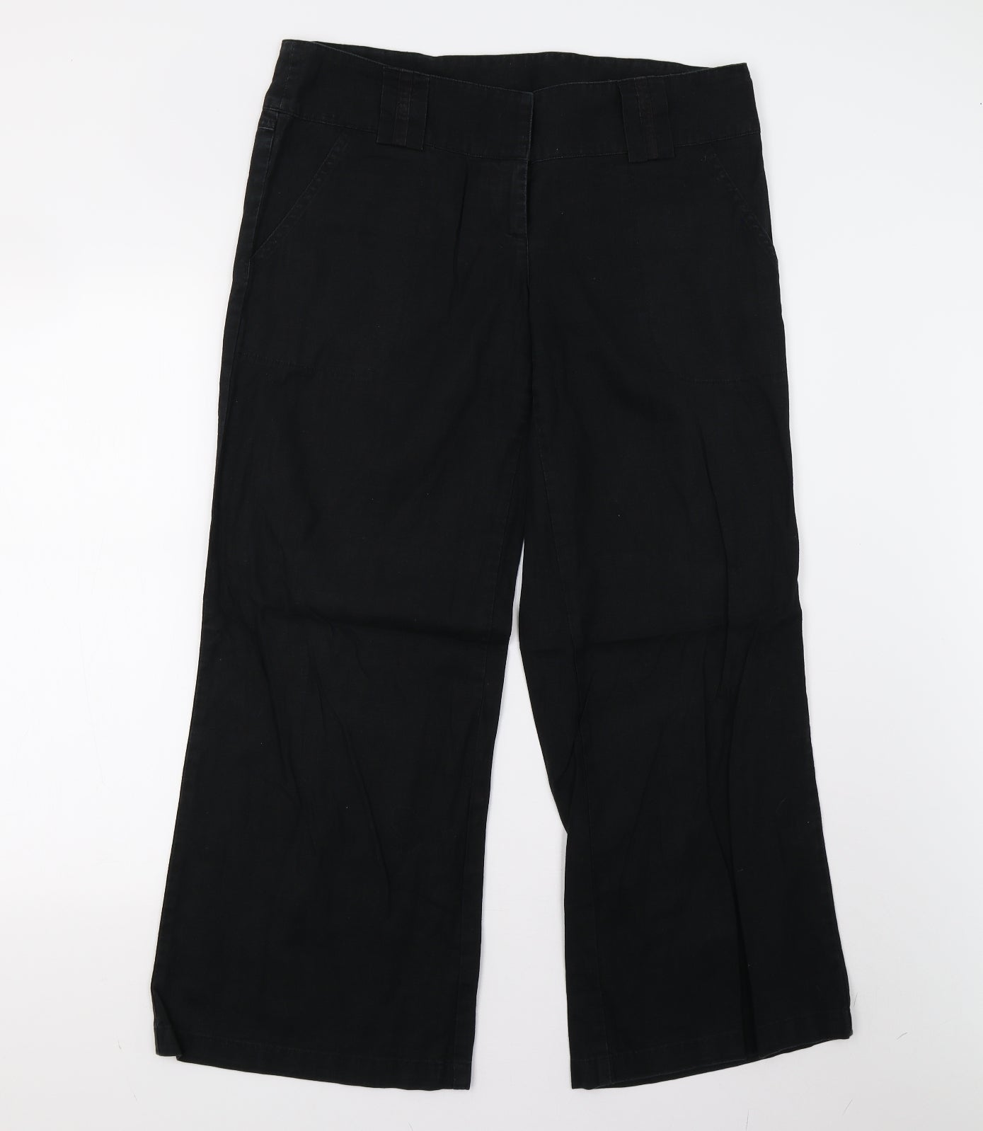 Next Petite Womens Black   Trousers  Size 14 L29 in