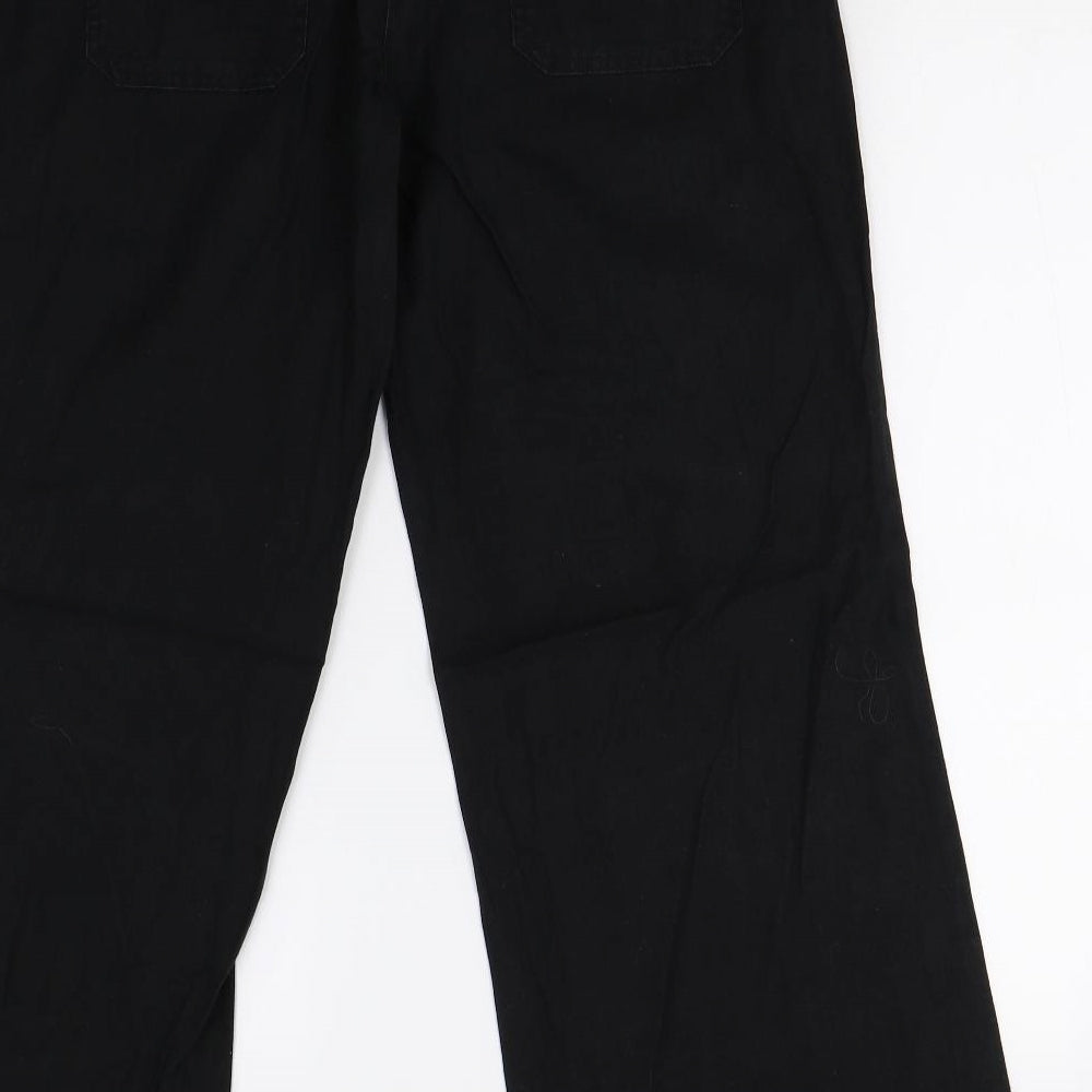 Next Petite Womens Black   Trousers  Size 14 L29 in