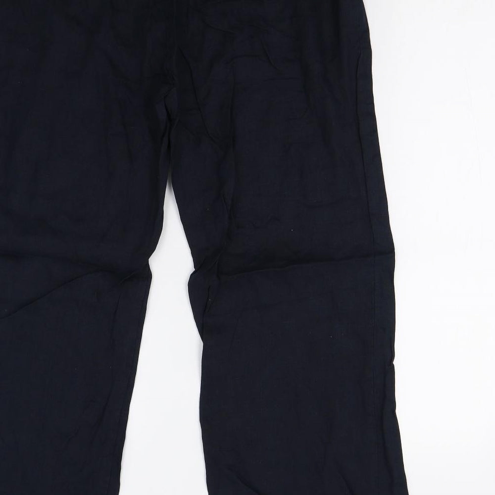 M&S Womens Blue   Trousers  Size 16 L30 in