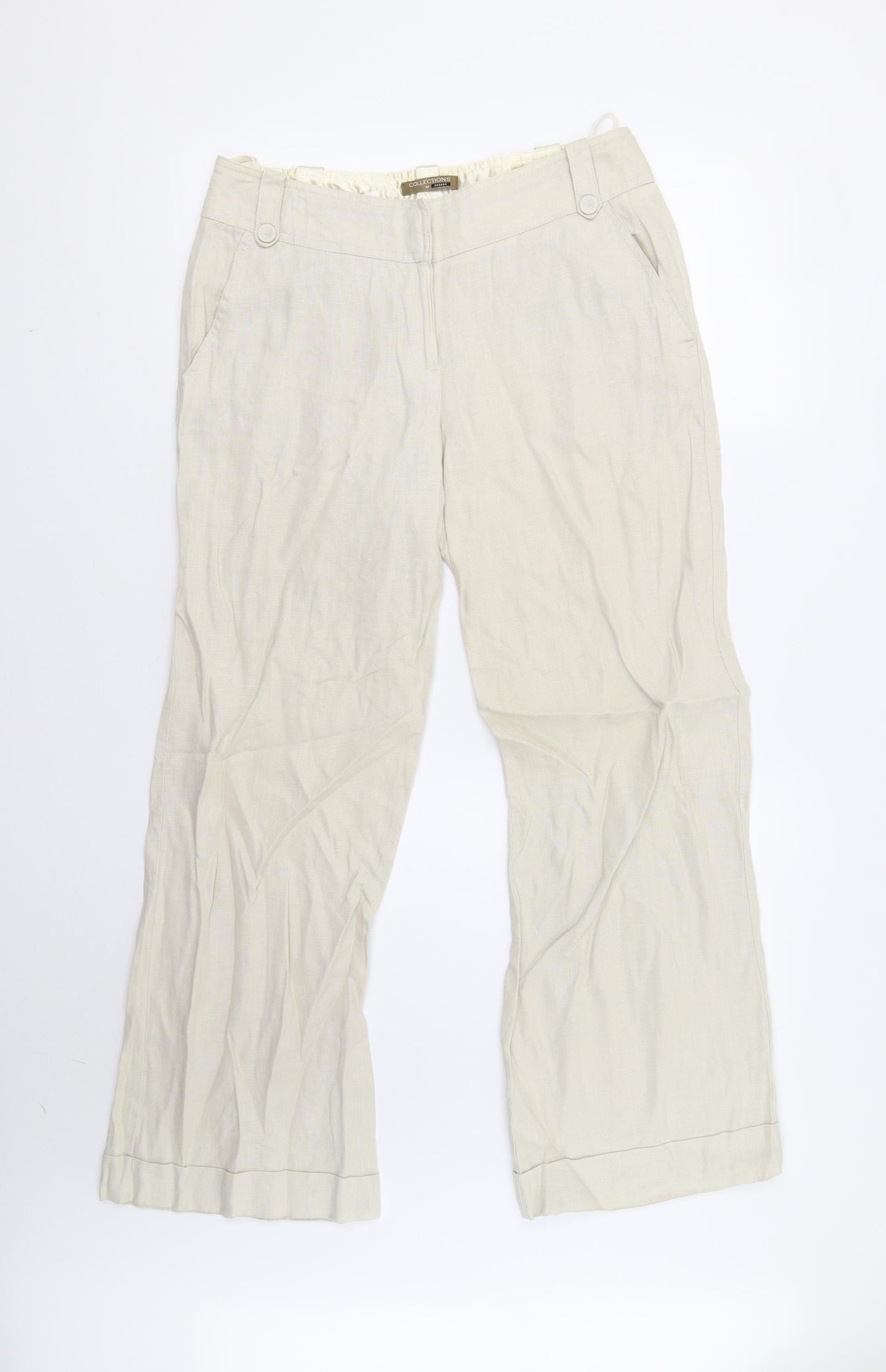 George Womens Beige   Trousers  Size 10 L29 in