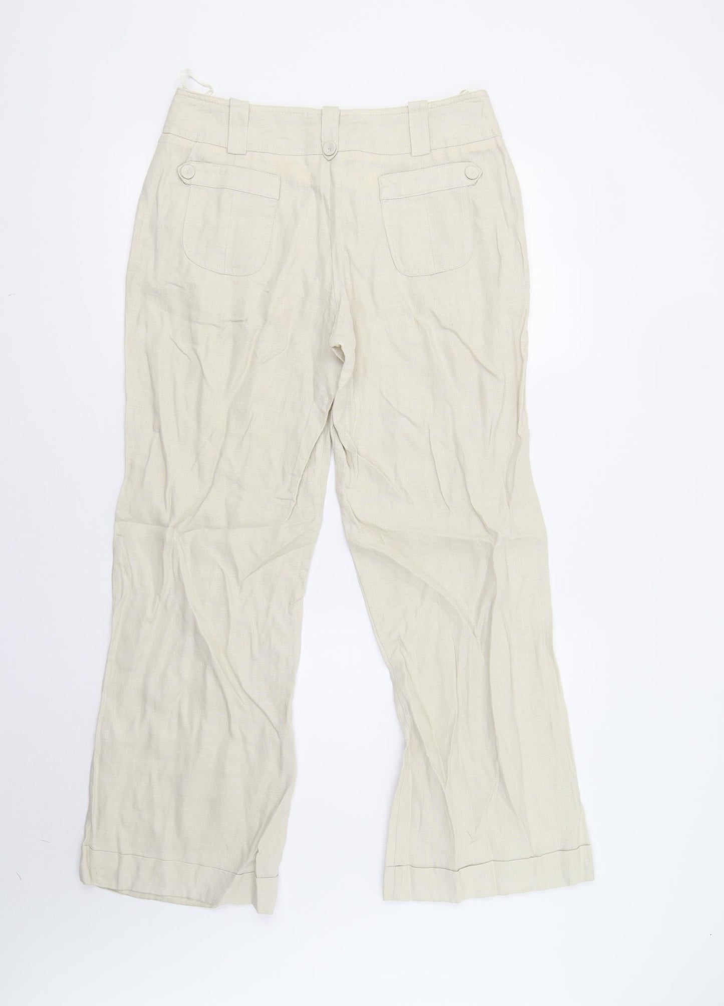 George Womens Beige   Trousers  Size 10 L29 in