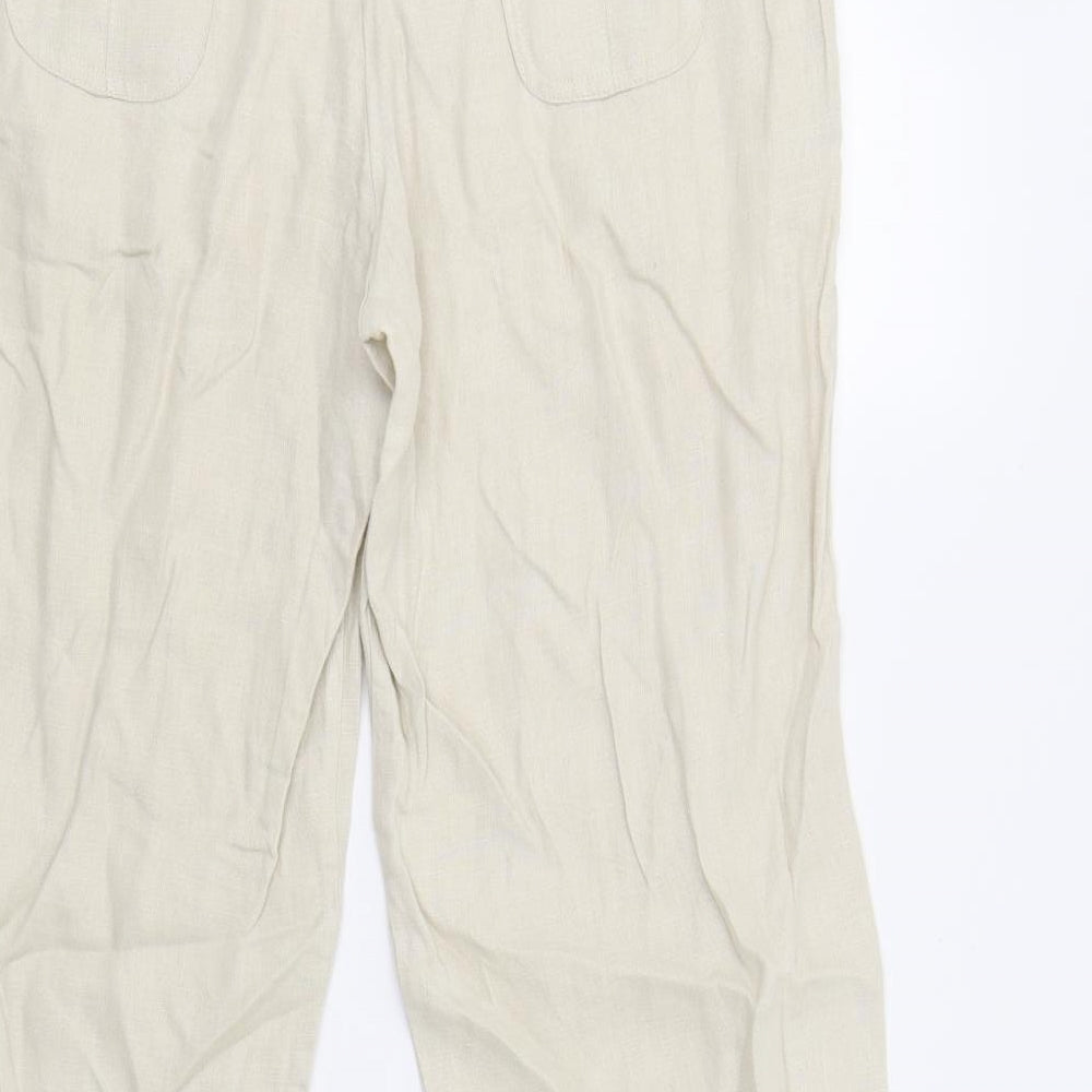George Womens Beige   Trousers  Size 10 L29 in