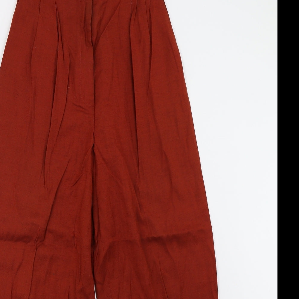 Planet Womens Orange   Chino Trousers Size 8 L26 in