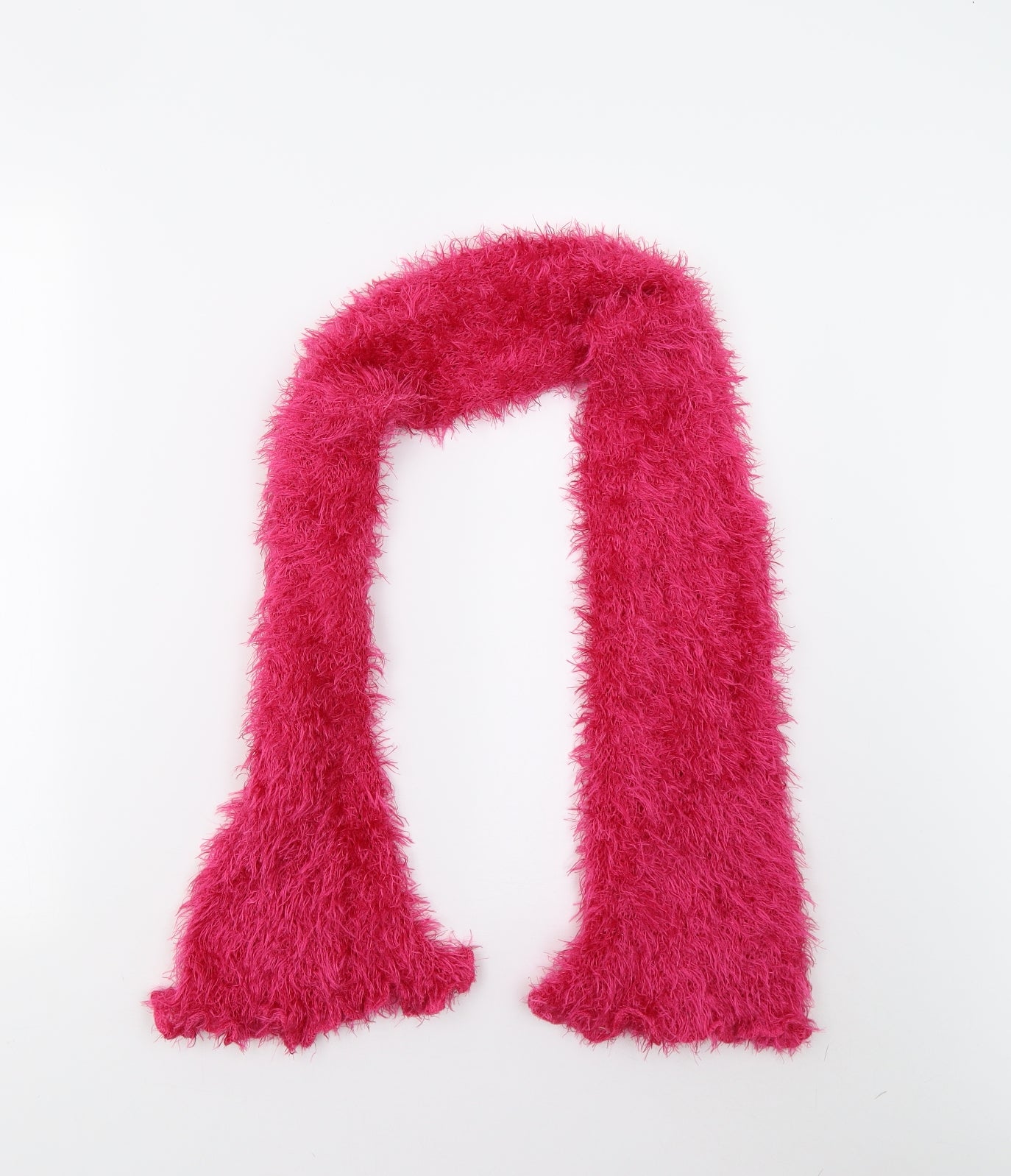 Preworn Womens Pink  Knit  Scarf