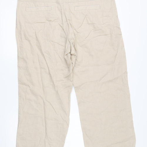 Jackpot Womens Beige   Trousers  Size 38 in L24 in
