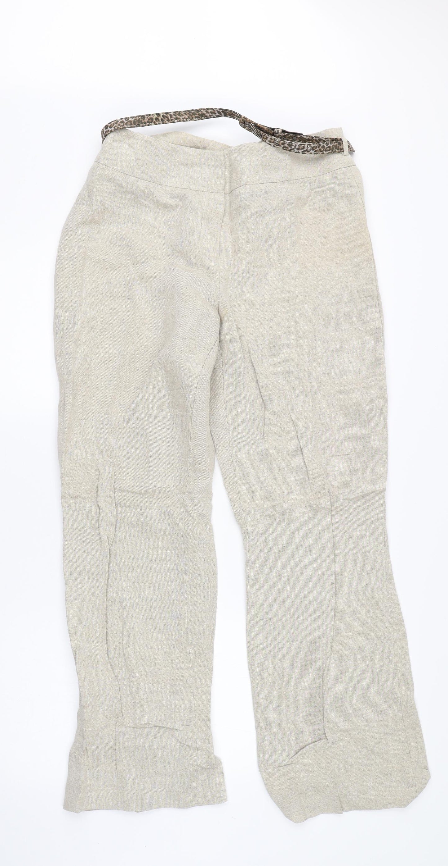 Wallis Womens Beige   Trousers  Size 12 L30 in
