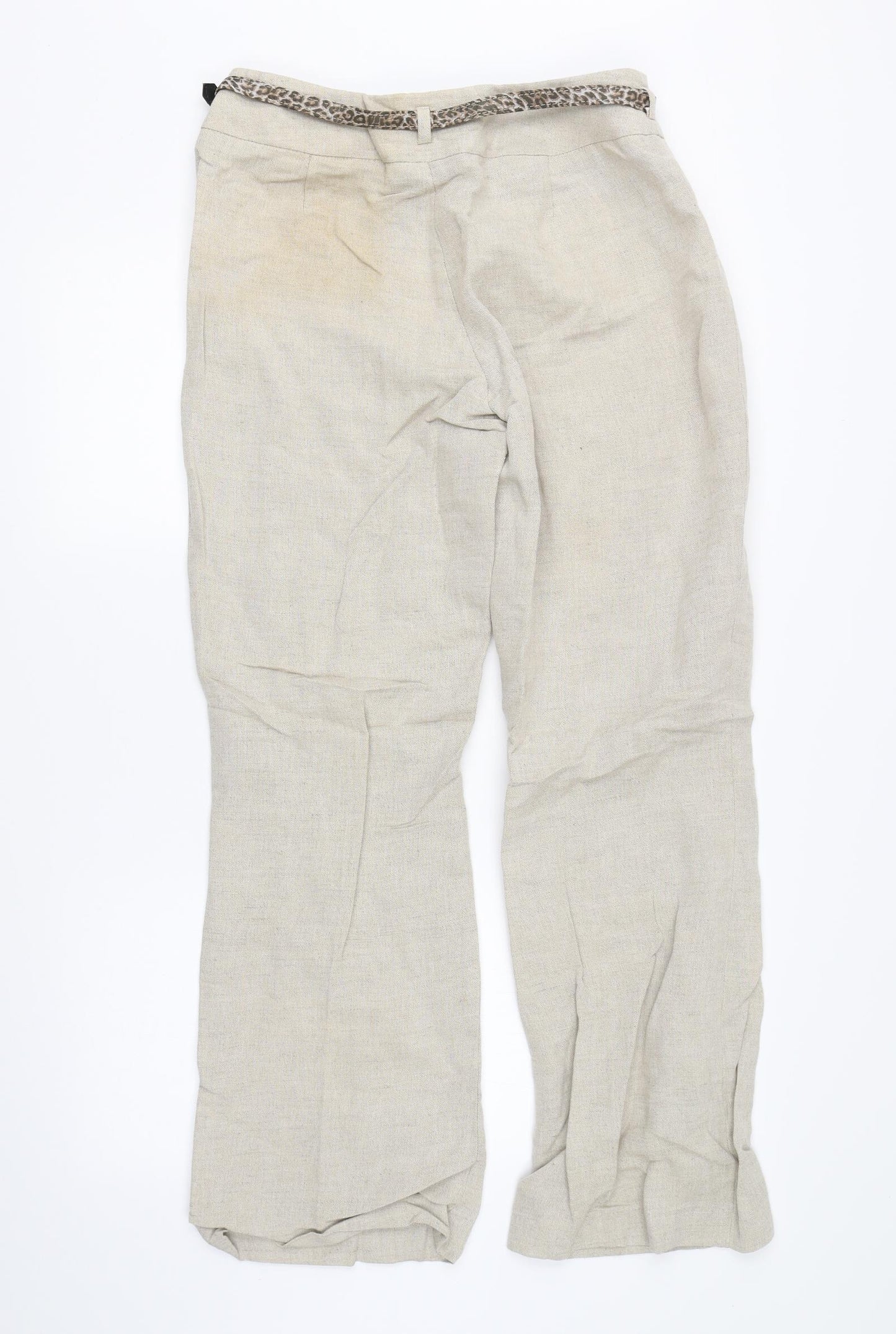 Wallis Womens Beige   Trousers  Size 12 L30 in