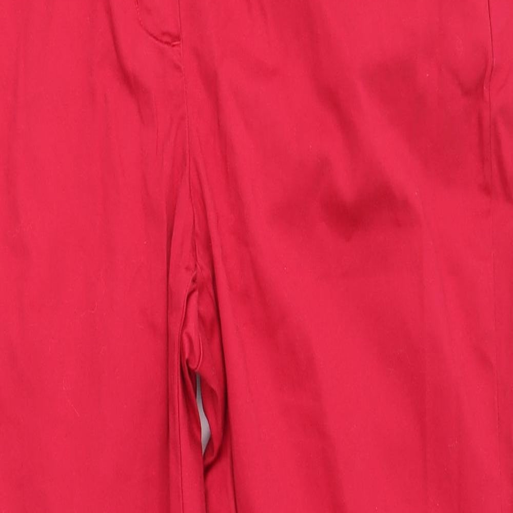Laura Ashley Womens Red   Trousers  Size 14 L26 in