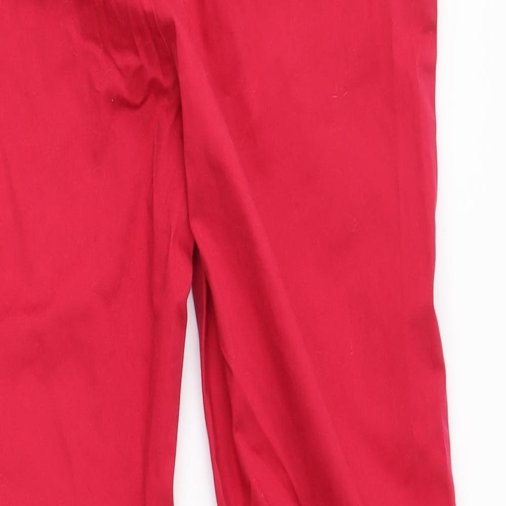 Laura Ashley Womens Red   Trousers  Size 14 L26 in