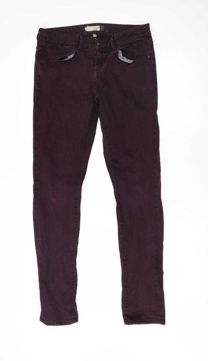 Topshop Womens Red Tapered Jeans Size 30 in L32 in - baxter
