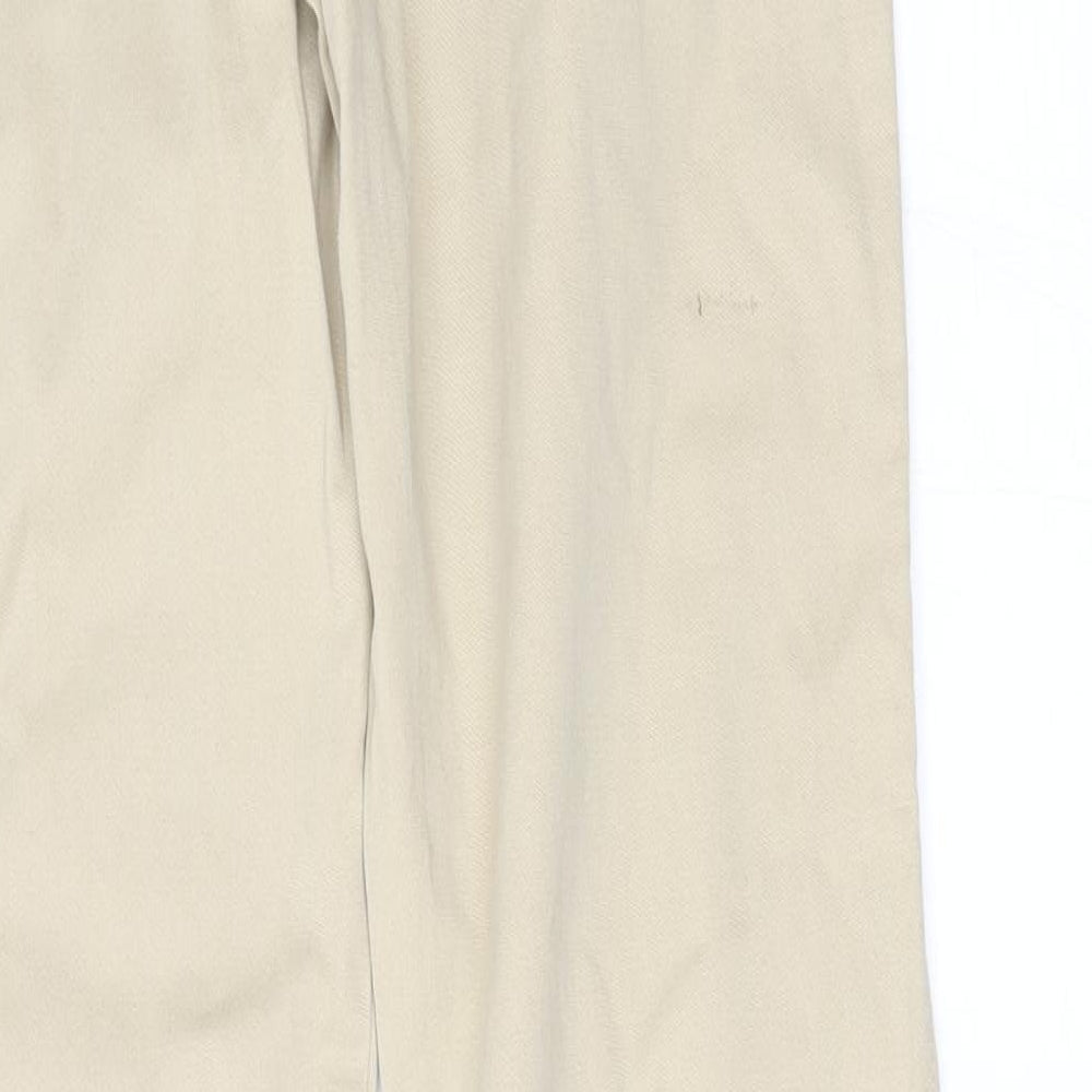 Preworn Womens Beige   Chino Trousers Size 12 L29 in