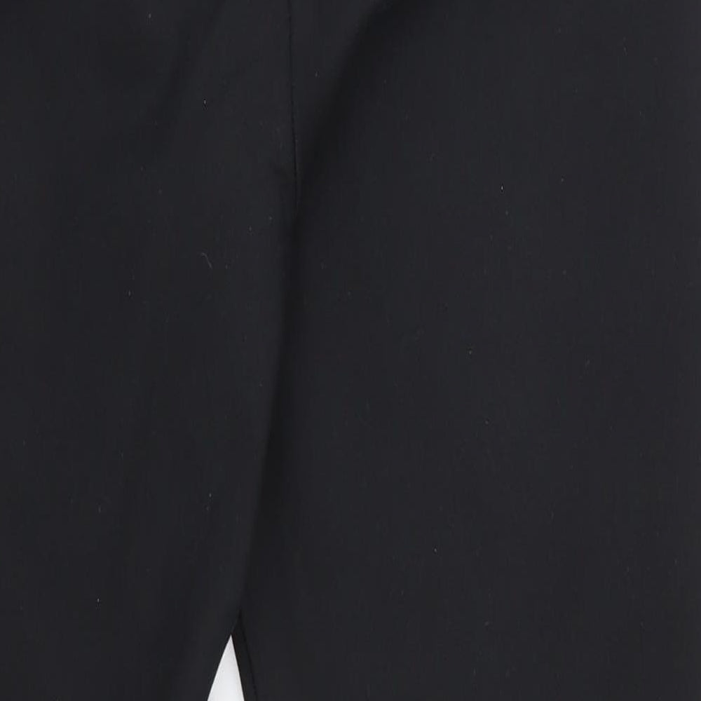 NEXT Womens Black   Capri Trousers Size 10 L25 in