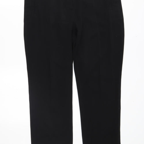 M&S Womens Black   Trousers  Size 12 L26 in