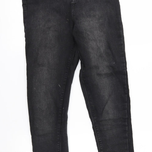 denim co Womens Black   Straight Jeans Size 10 L25 in