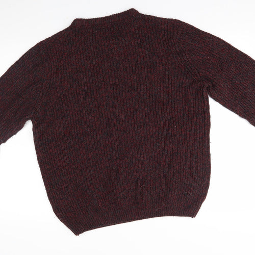 Avenue Mens Red   Pullover Jumper Size M