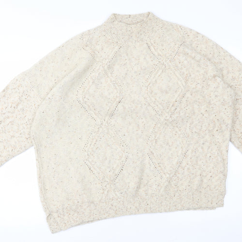 M&Co Womens Beige   Pullover Jumper Size 18