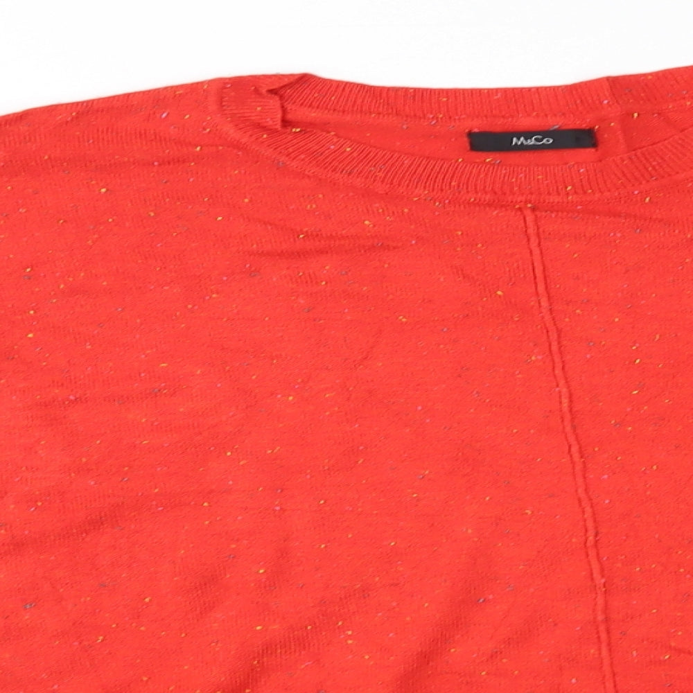M&Co Womens Orange   Pullover Jumper Size 16