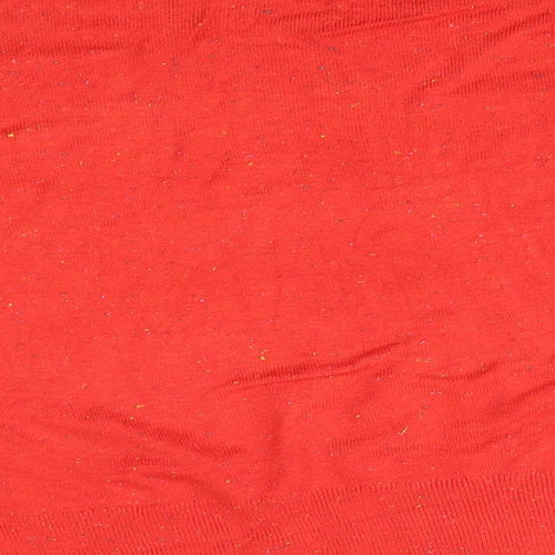 M&Co Womens Orange   Pullover Jumper Size 16