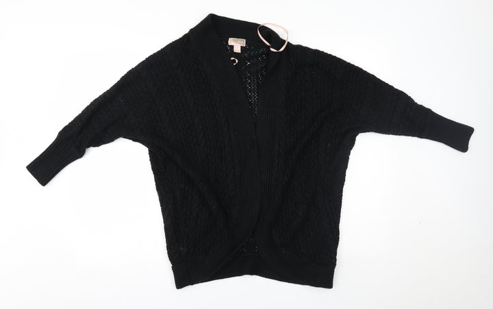 FOREVER 21 Womens Black Cardigan Jumper Size S