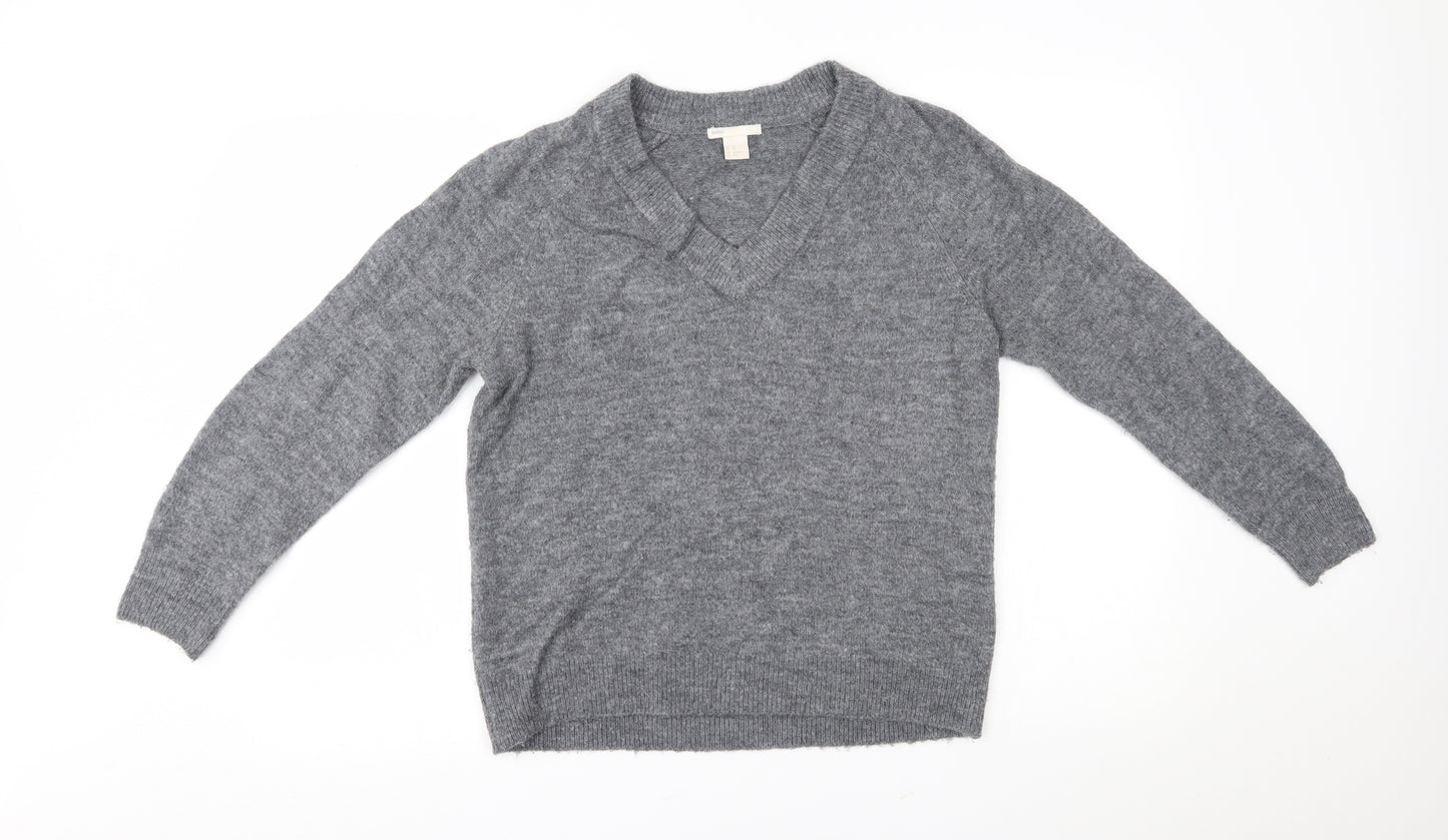 H&M Mens Grey   Pullover Jumper Size XS