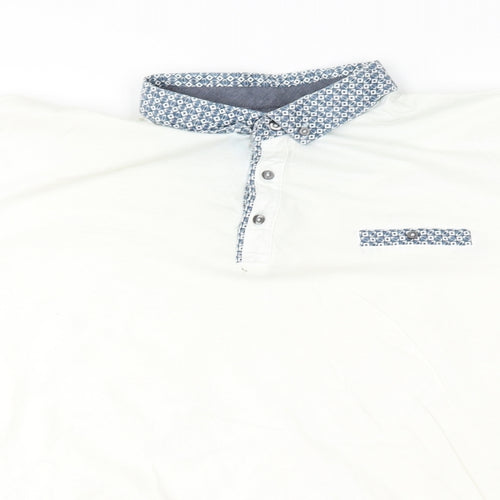 Easy Mens White    Polo Size 2XL