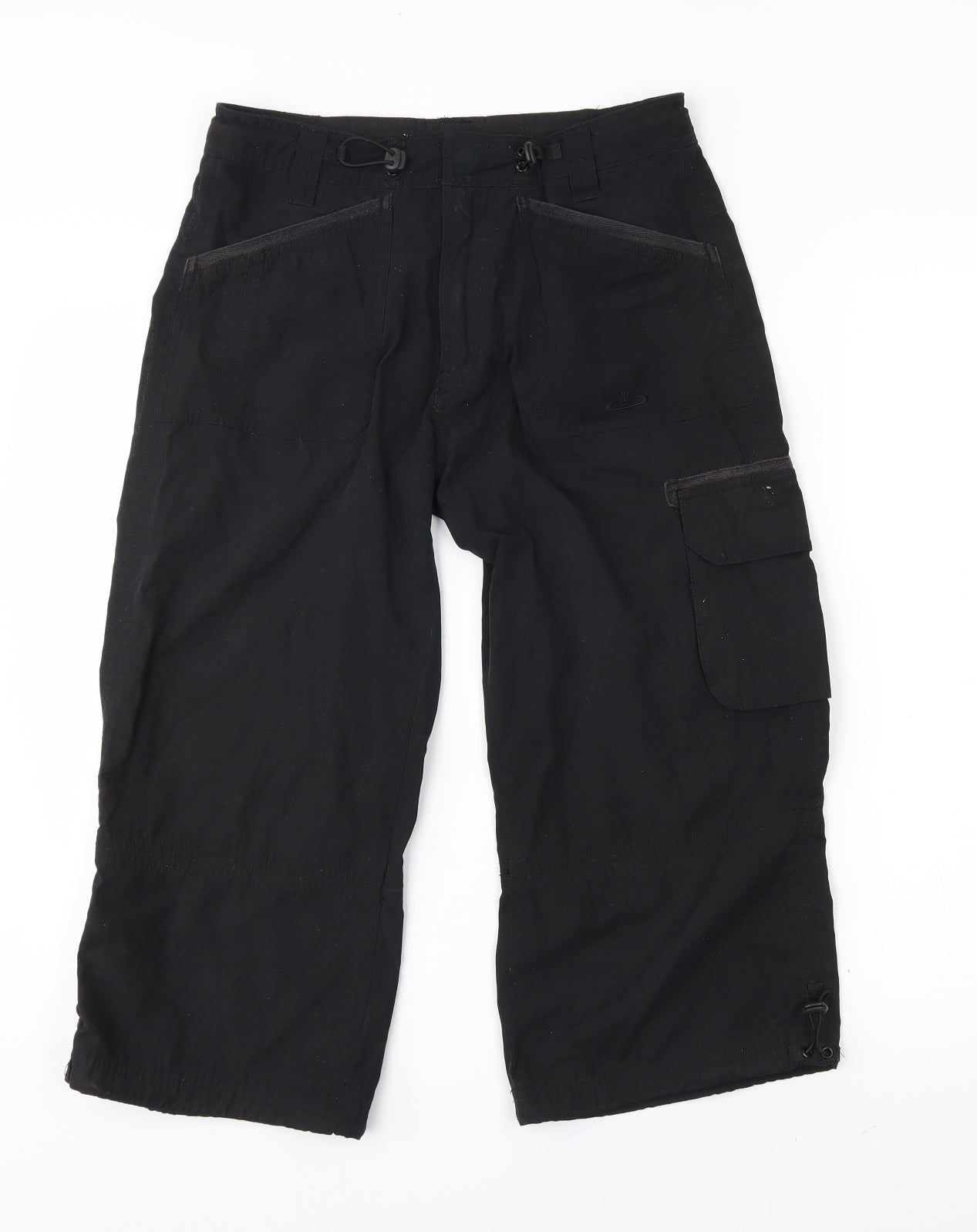 Olympus Womens Black   Capri Trousers Size 8 L18 in