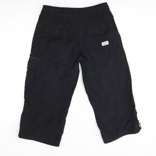 Olympus Womens Black   Capri Trousers Size 8 L18 in