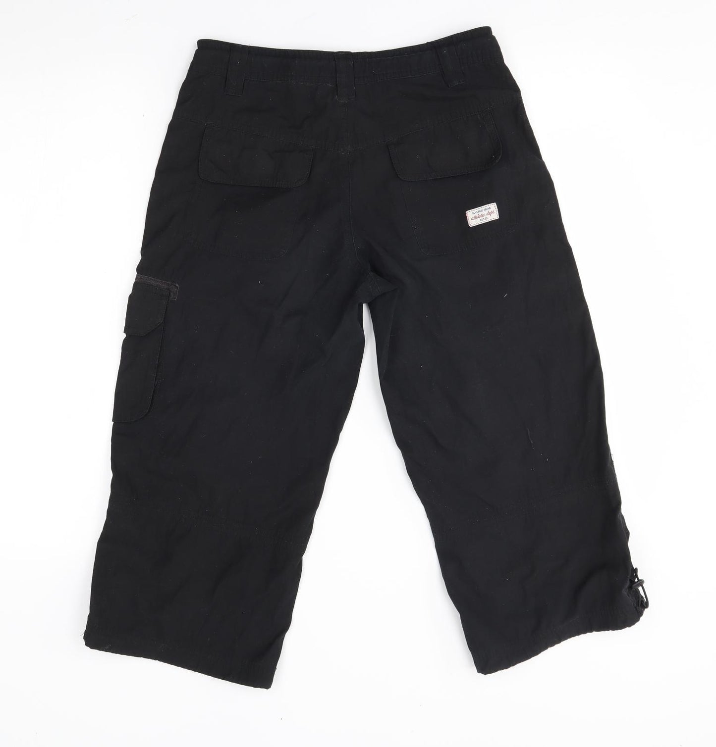 Olympus Womens Black   Capri Trousers Size 8 L18 in