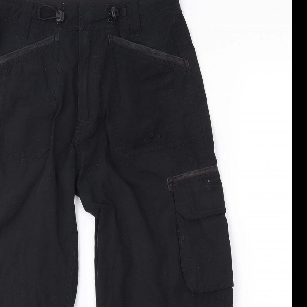 Olympus Womens Black   Capri Trousers Size 8 L18 in