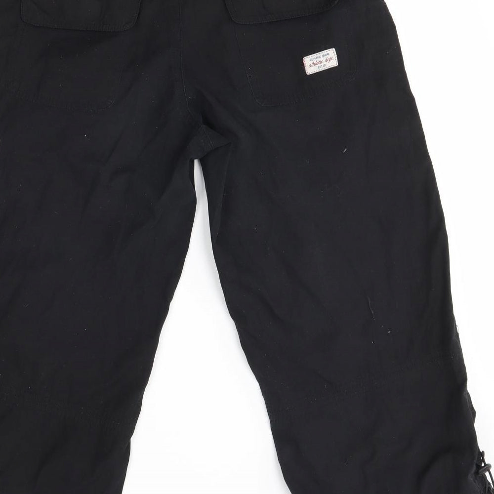 Olympus Womens Black   Capri Trousers Size 8 L18 in