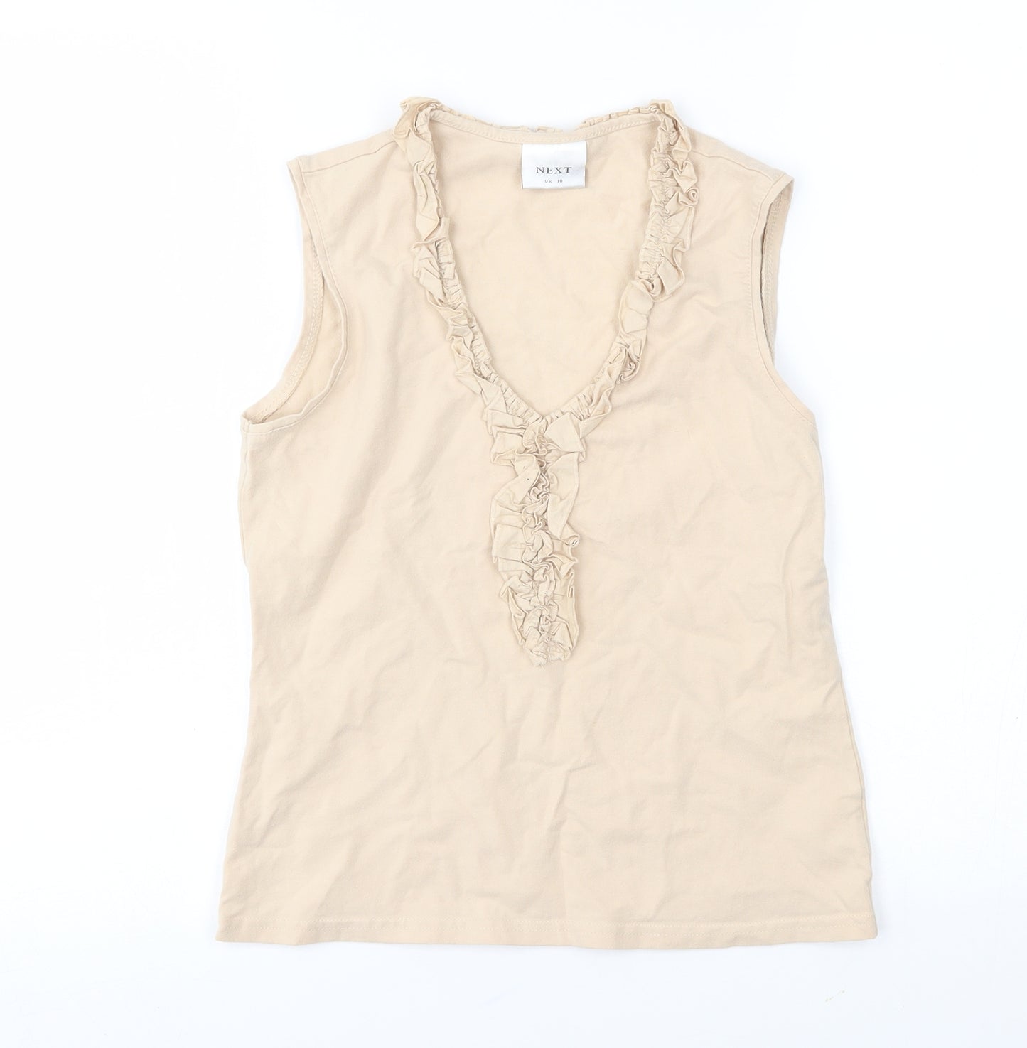 NEXT Womens Beige   Basic Tank Size 10