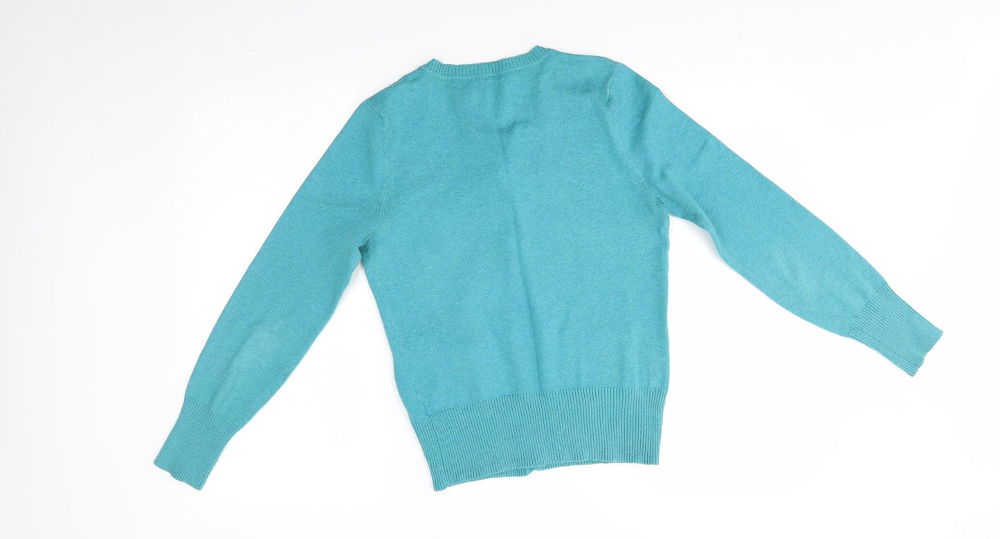 Red Herring Womens Blue   Cardigan Jumper Size 10