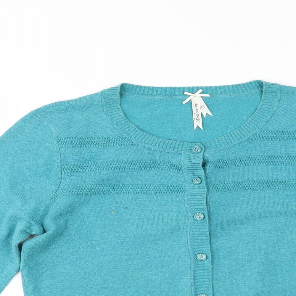 Red Herring Womens Blue   Cardigan Jumper Size 10