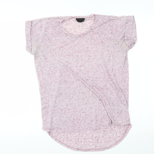 Topshop Womens Pink   Basic T-Shirt Size 6