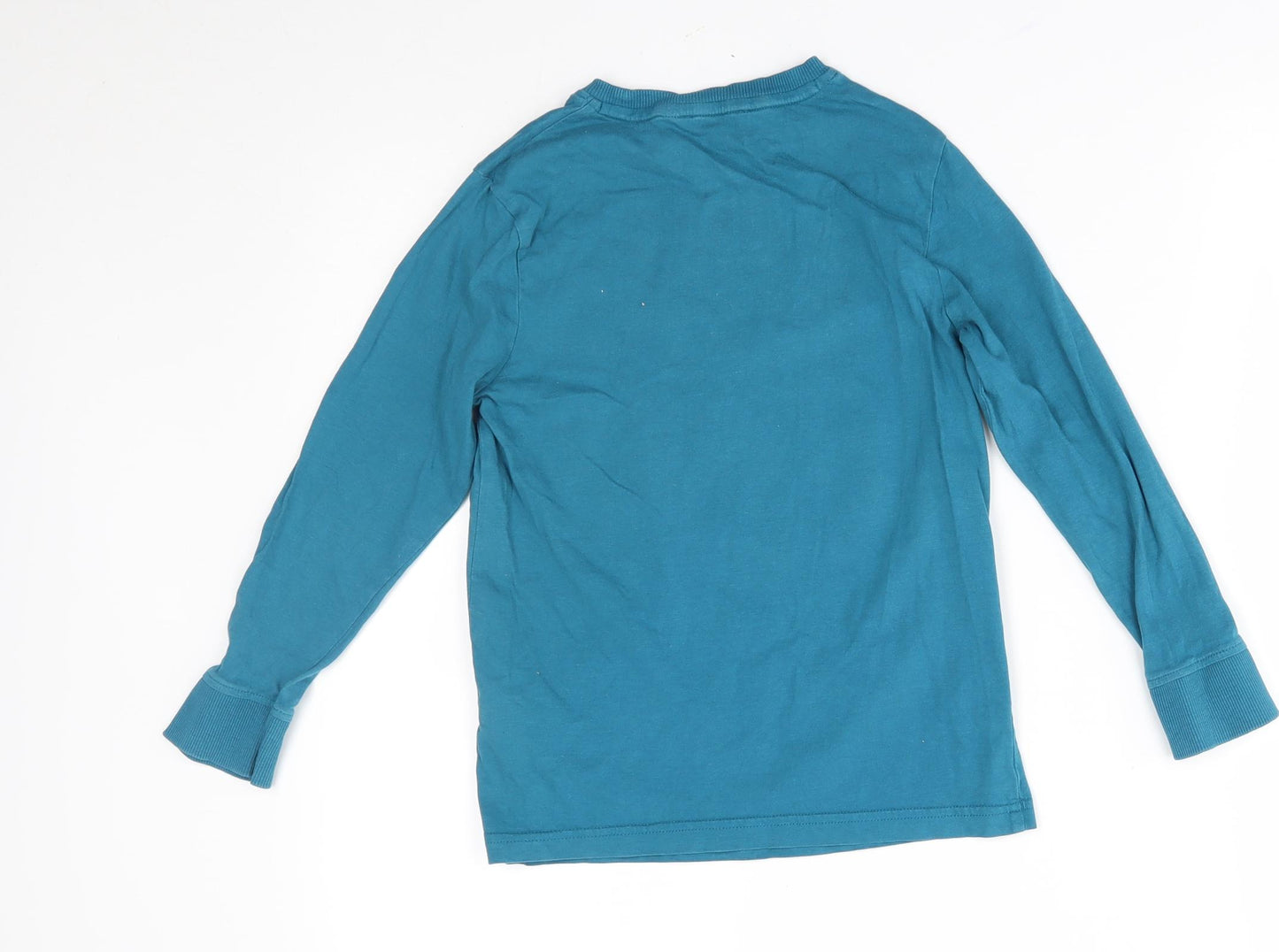 M&S Boys Green   Basic T-Shirt Size 7-8 Years  - if i agreed with you, we'd  both be wrong