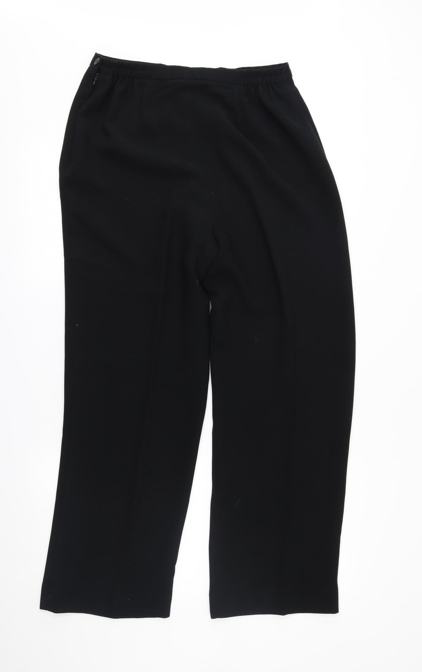 Eastex Womens Black   Trousers  Size 12 L28 in