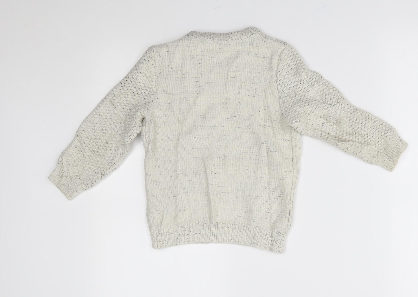 F&F Boys Grey   Pullover Jumper Size 4-5 Years