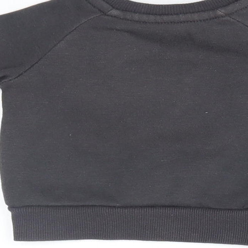 Primark Girls Grey   Pullover Jumper Size 0-3 Months  - bright star
