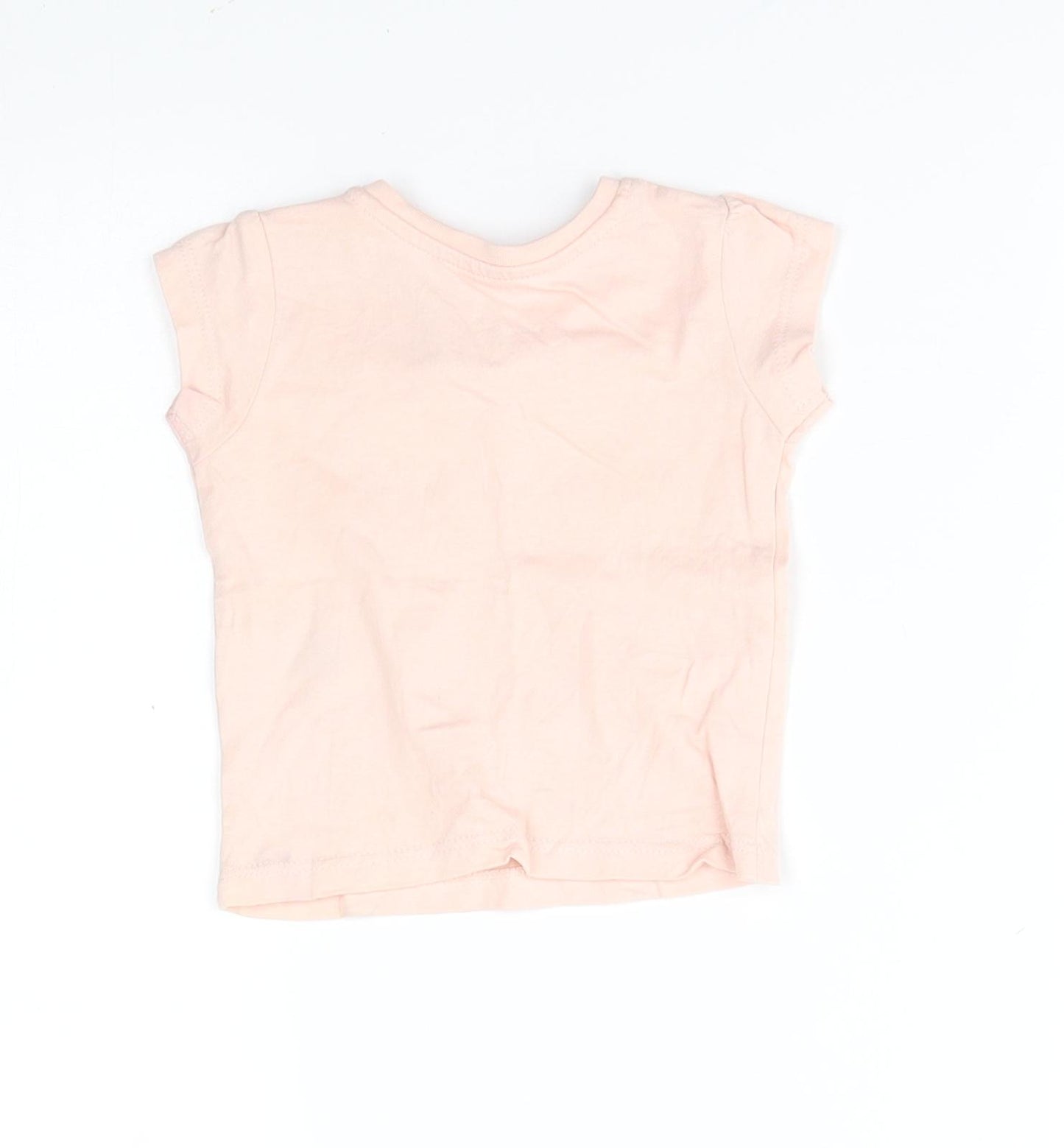 Primark Girls Pink   Basic T-Shirt Size 0-3 Months