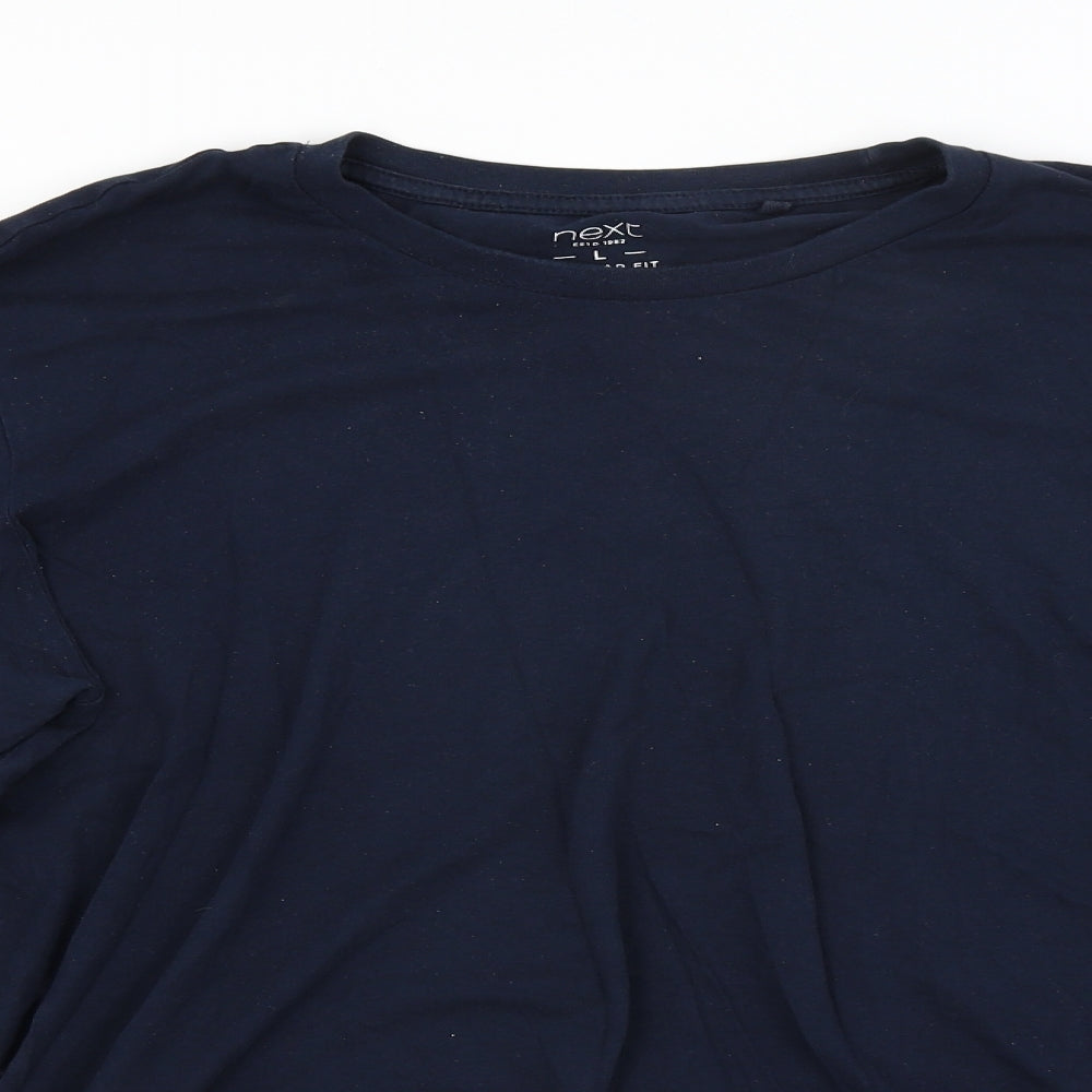 NEXT Mens Blue    T-Shirt Size L