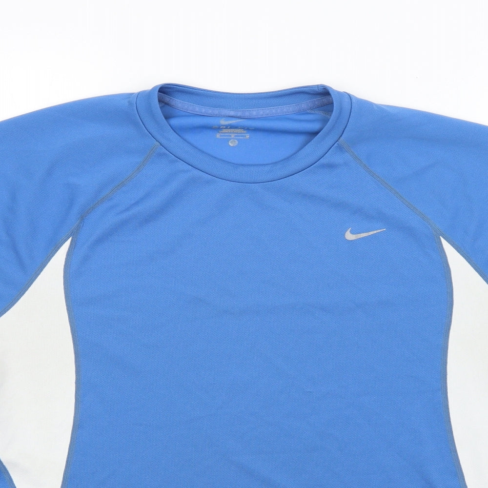 DRI-FIT Mens Blue   Basic T-Shirt Size M