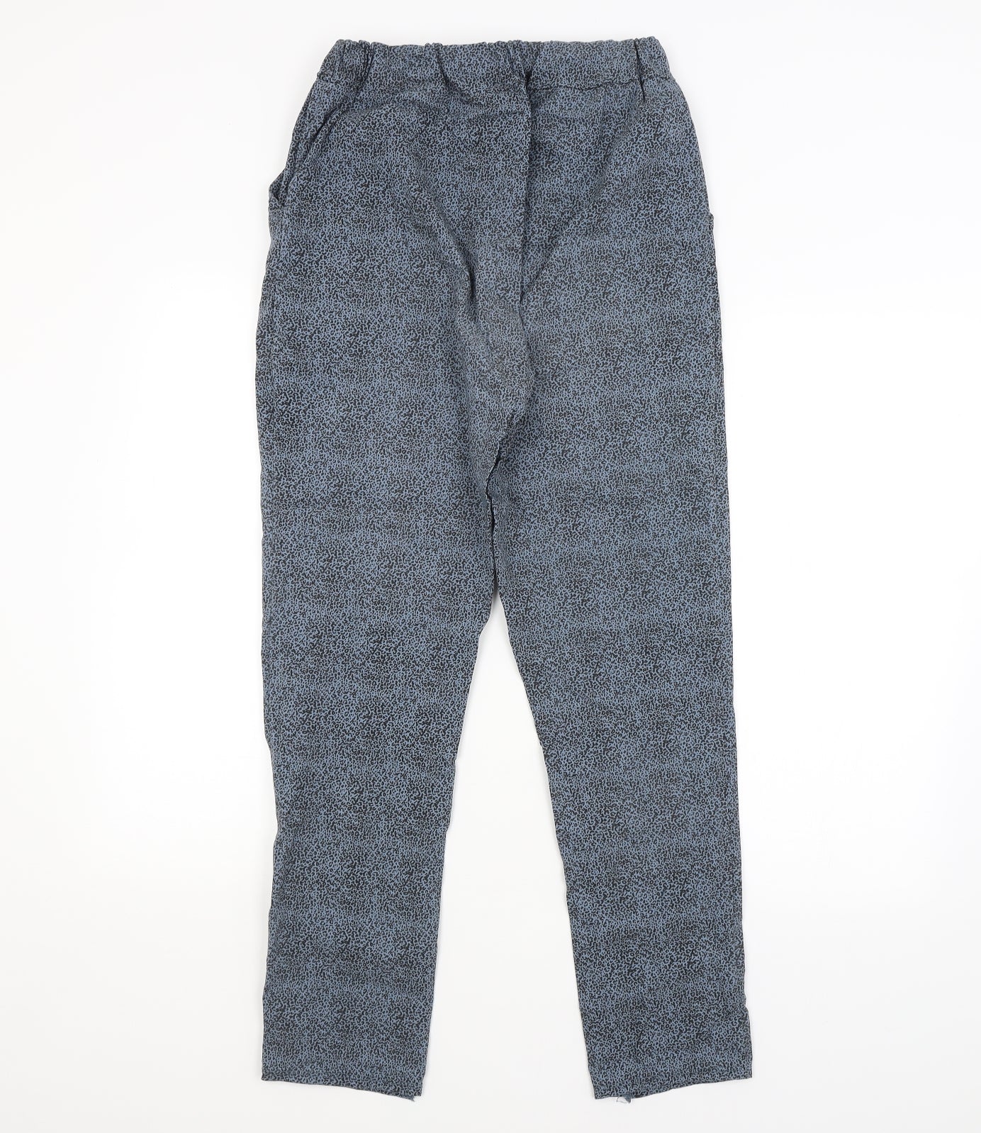 Preworn Womens Blue Animal Print  Jogger Leggings  L28 in