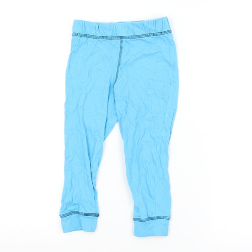 Preworn Boys Blue Colourblock   Pyjama Pants Size 3-4 Years