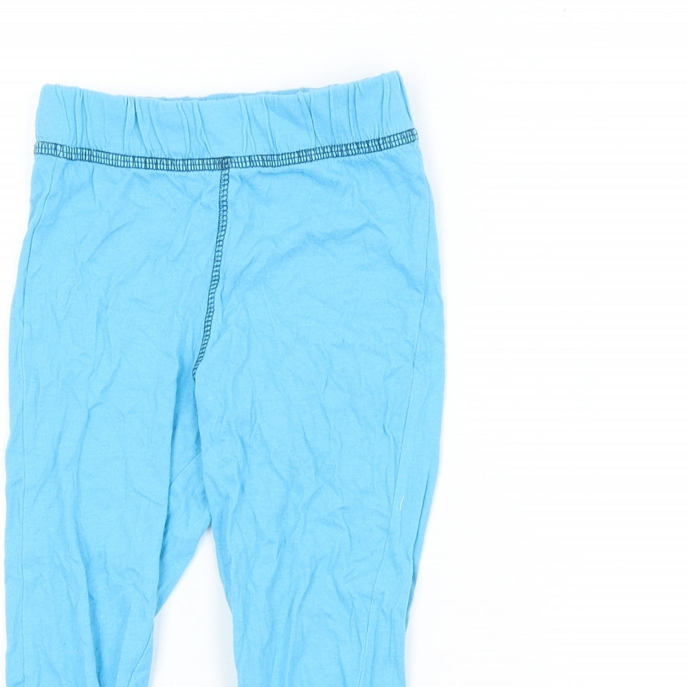 Preworn Boys Blue Colourblock   Pyjama Pants Size 3-4 Years