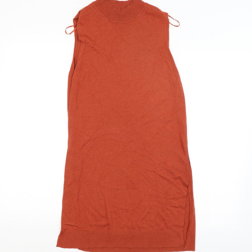 Peacocks Womens Brown   Jumper Dress  Size 10